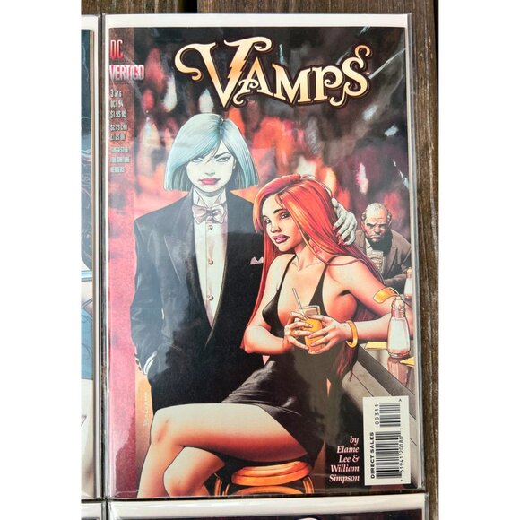 FULL RUN DC Vertigo Vamps Comic Book Set of 6 Elaine Lee & William Simpson ©1994 - Picture 4 of 7